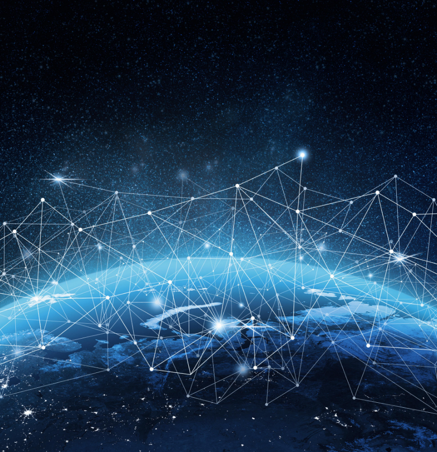 Global network concept, 3D rendering elements of this image furnished by NASA (1)